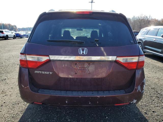 5FNRL5H43BB021805 - 2011 HONDA ODYSSEY EX MAROON photo 6