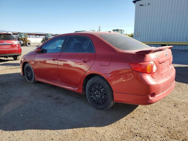 1NXBU40E09Z053671 - 2009 TOYOTA COROLLA BASE წითელი ფოტო 2
