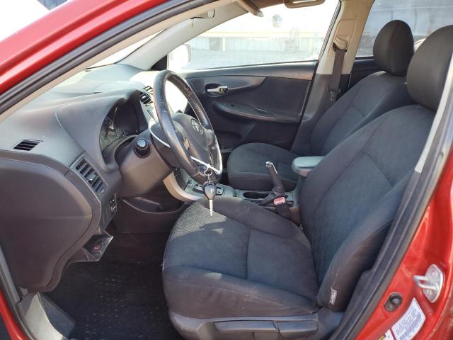 1NXBU40E09Z053671 - 2009 TOYOTA COROLLA BASE წითელი ფოტო 7