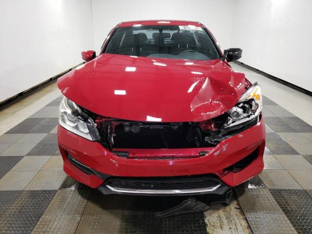 1HGCR2F57GA034976 - 2016 HONDA ACCORD SPORT RED photo 5