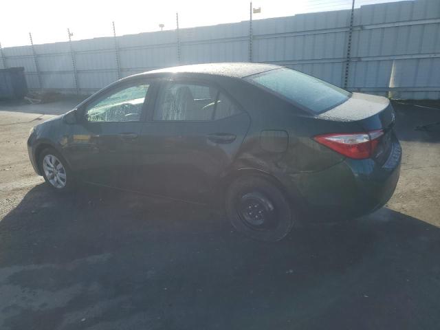 2T1BURHE7EC101096 - 2014 TOYOTA COROLLA L GREEN photo 2