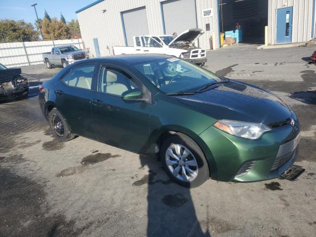 2T1BURHE7EC101096 - 2014 TOYOTA COROLLA L GREEN photo 4