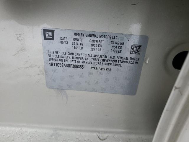 1G11C5SA6DF306355 - 2013 CHEVROLET MALIBU 1LT Қоңыр фото 12