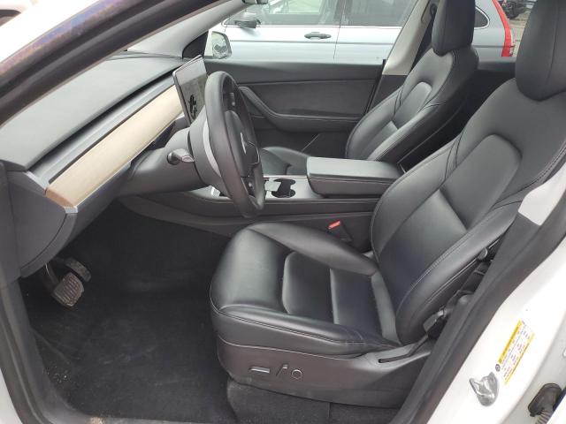 5YJYGAEE2MF194160 - 2021 TESLA MODEL Y WHITE photo 7