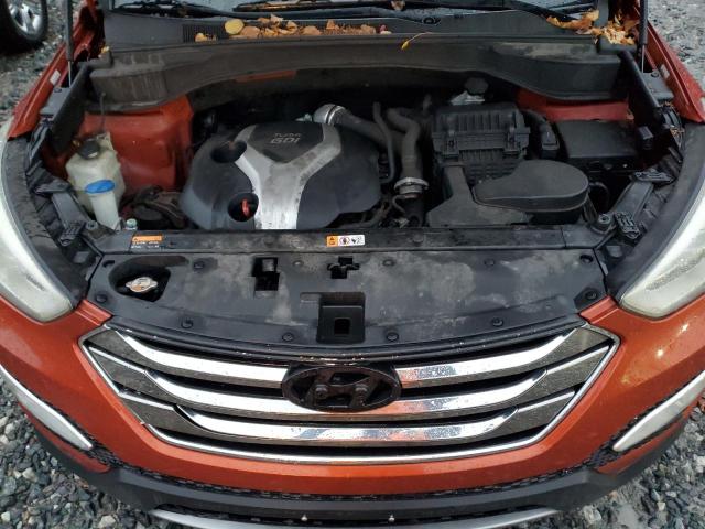 5XYZU3LA0DG055758 - 2013 HYUNDAI SANTA FE S ORANGE photo 12