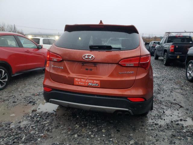 5XYZU3LA0DG055758 - 2013 HYUNDAI SANTA FE S ORANGE photo 6