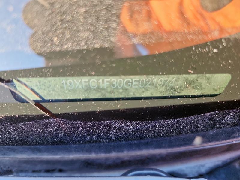 19XFC1F30GE021974 - 2016 HONDA CIVIC EX GRAY photo 12