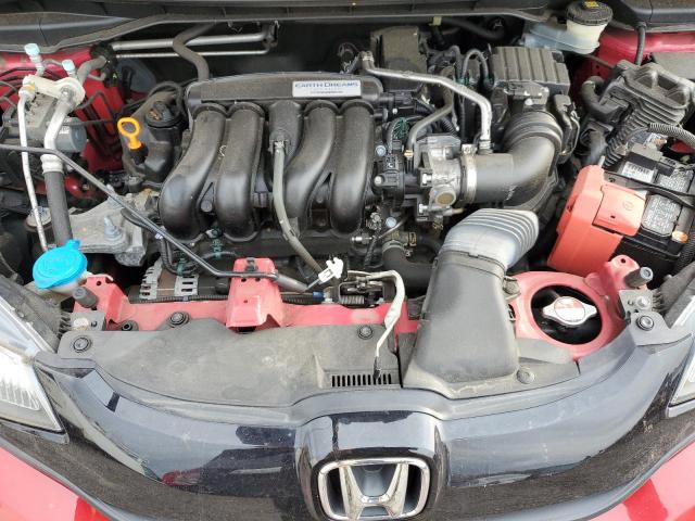 JHMGK5H59GX005073 - 2016 HONDA FIT LX RED photo 11