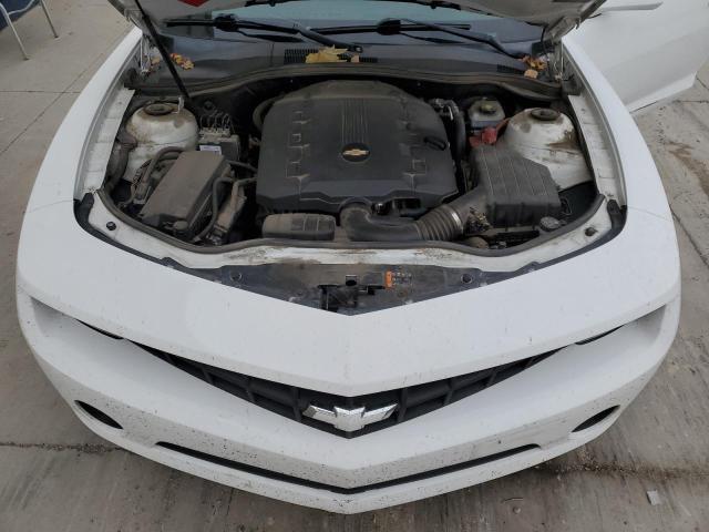 2G1FE1EDXB9160322 - 2011 CHEVROLET CAMARO LS WHITE photo 11
