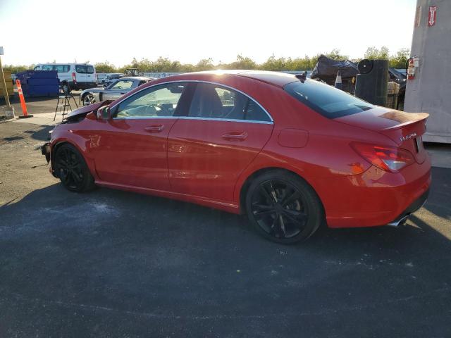 WDDSJ4EB5GN385596 - 2016 MERCEDES-BENZ CLA 250 RED photo 2