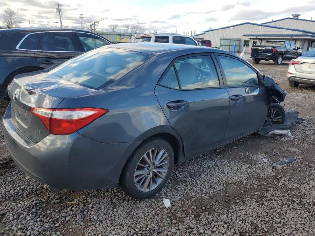 2T1BURHE2FC368891 - 2015 TOYOTA COROLLA L BLUE photo 3