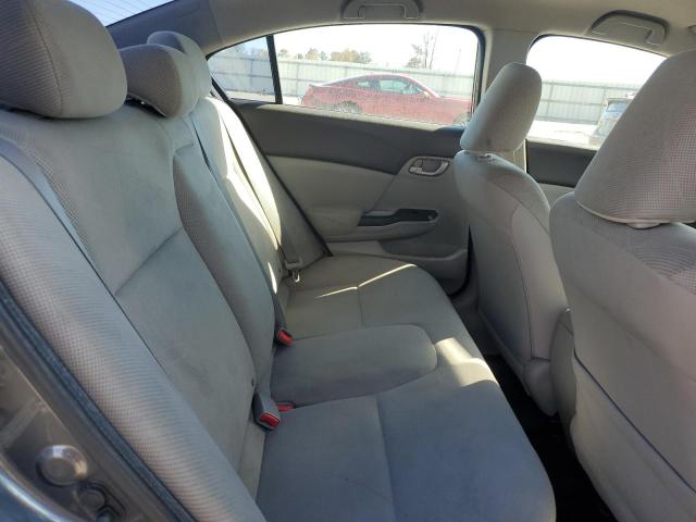 19XFB2F53CE367215 - 2012 HONDA CIVIC LX GRAY photo 10