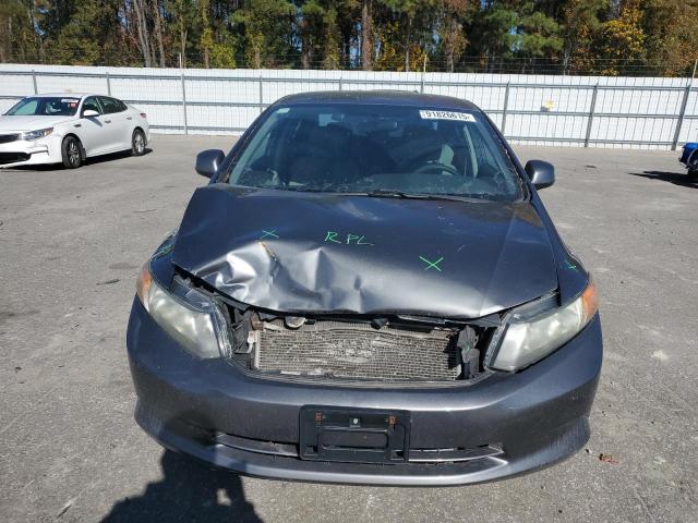 19XFB2F53CE367215 - 2012 HONDA CIVIC LX GRAY photo 5