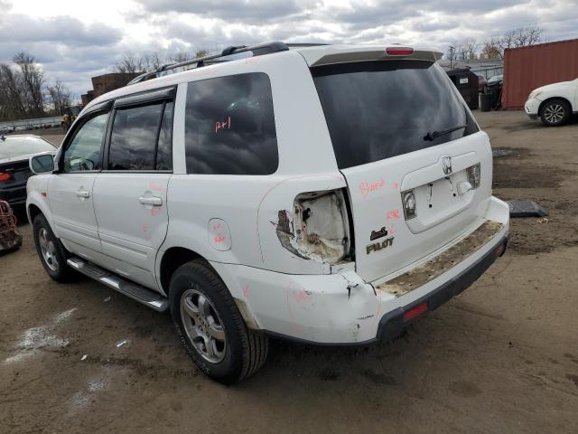 5FNYF287X6B033306 - 2006 HONDA PILOT EX WHITE photo 2