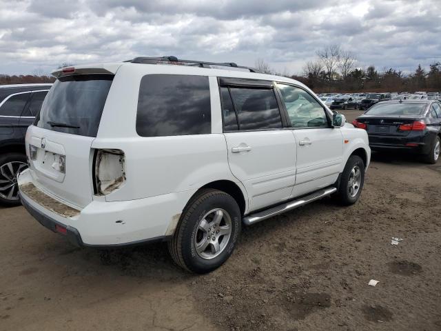 5FNYF287X6B033306 - 2006 HONDA PILOT EX WHITE photo 3