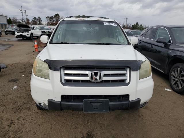 5FNYF287X6B033306 - 2006 HONDA PILOT EX WHITE photo 5