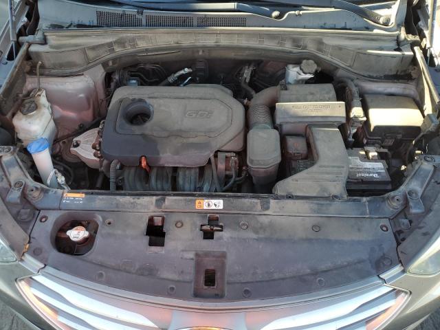 5NMZUDLB4HH030257 - 2017 HYUNDAI SANTA FE S GRAY photo 12