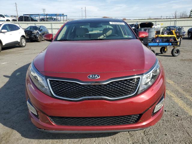 5XXGN4A70FG507684 - 2015 KIA OPTIMA EX RED photo 5