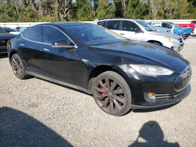 5YJSA1DP5DFP13194 - 2013 TESLA MODEL S Schwarz Foto 4