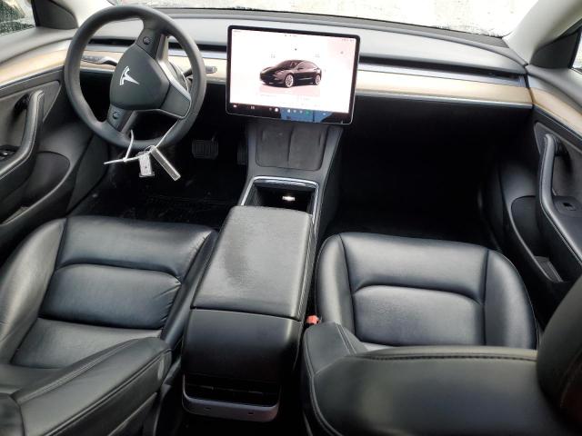 5YJ3E1EA6NF191115 - 2022 TESLA MODEL 3 შავი ფოტო 8