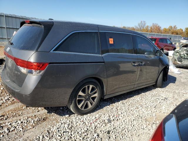 5FNRL5H9XEB002572 - 2014 HONDA ODYSSEY TOURING GRAY photo 3