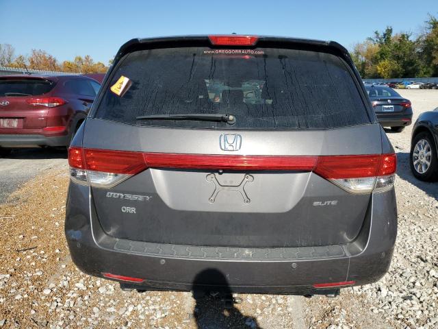 5FNRL5H9XEB002572 - 2014 HONDA ODYSSEY TOURING GRAY photo 6