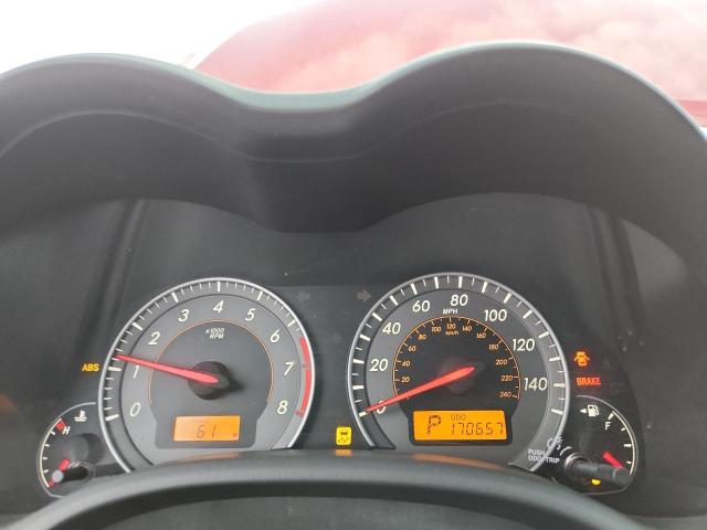 2T1BU4EE9AC473475 - 2010 TOYOTA COROLLA BASE Kırmızı fotoğraf 9
