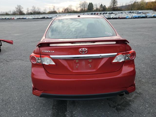 2T1BU4EE6DC026395 - 2013 TOYOTA COROLLA BASE Կարմիր լուսանկար 6