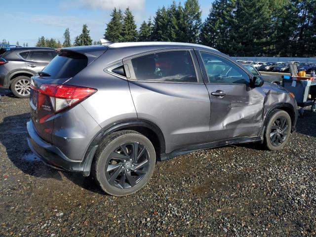 3CZRU6H10MM721914 - 2021 HONDA HR-V SPORT GRAY photo 3