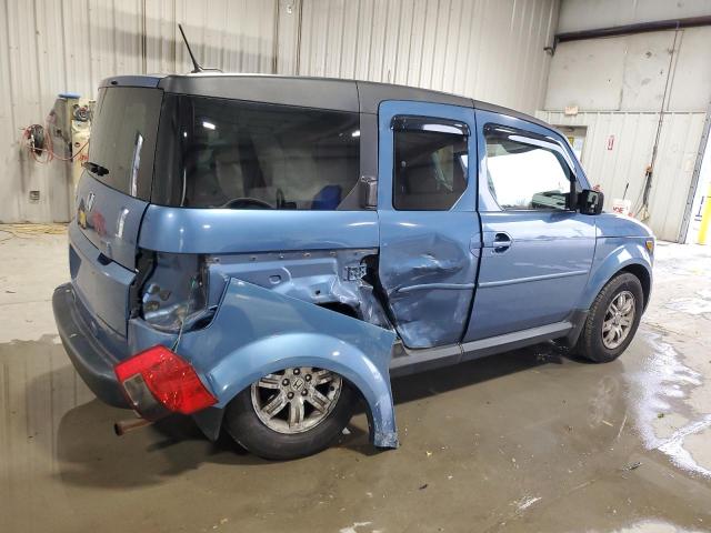 5J6YH28738L015704 - 2008 HONDA ELEMENT EX BLUE photo 3