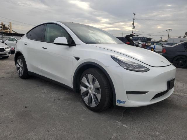 5YJYGDEEXMF063558 - 2021 TESLA MODEL Y 白色 照片 4