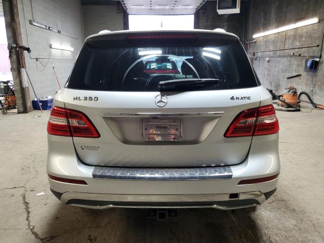 4JGDA5HB3DA245145 - 2013 MERCEDES-BENZ ML 350 4MATIC SILVER photo 6