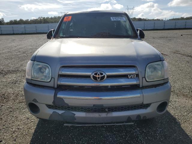 5TBDT44145S470015 - 2005 TOYOTA TUNDRA DOUBLE CAB SR5 SILVER photo 5