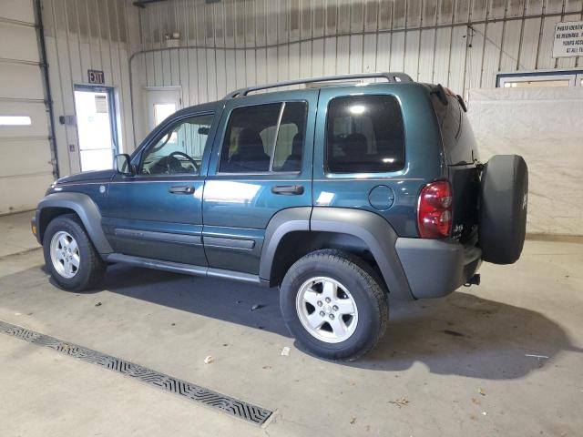 1J4GL48K06W130914 - 2006 JEEP LIBERTY SPORT TEAL photo 2