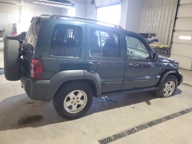 1J4GL48K06W130914 - 2006 JEEP LIBERTY SPORT TEAL photo 3