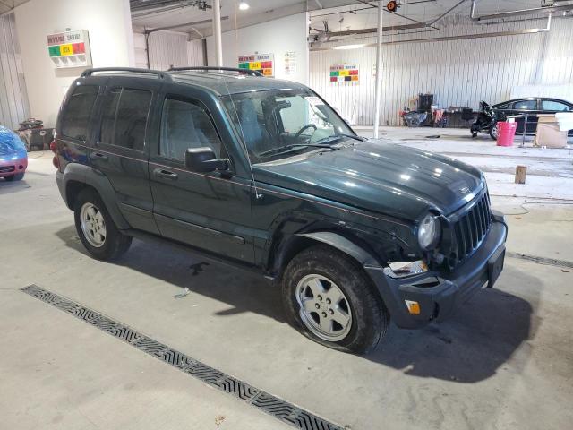 1J4GL48K06W130914 - 2006 JEEP LIBERTY SPORT TEAL photo 4