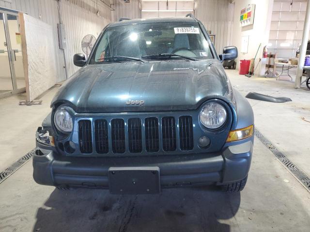 1J4GL48K06W130914 - 2006 JEEP LIBERTY SPORT TEAL photo 5