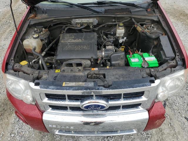 1FMCU0EG7BKB82161 - 2011 FORD ESCAPE LIMITED 红色 照片 12