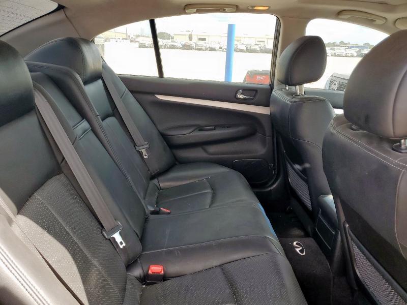 JNKCV61E69M013335 - 2009 INFINITI G37 BASE BLACK photo 10