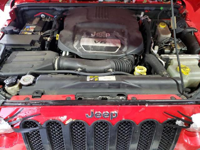 1C4BJWDG9GL325156 - 2016 JEEP WRANGLER U SPORT Rot Foto 12