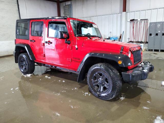 1C4BJWDG9GL325156 - 2016 JEEP WRANGLER U SPORT Rot Foto 4