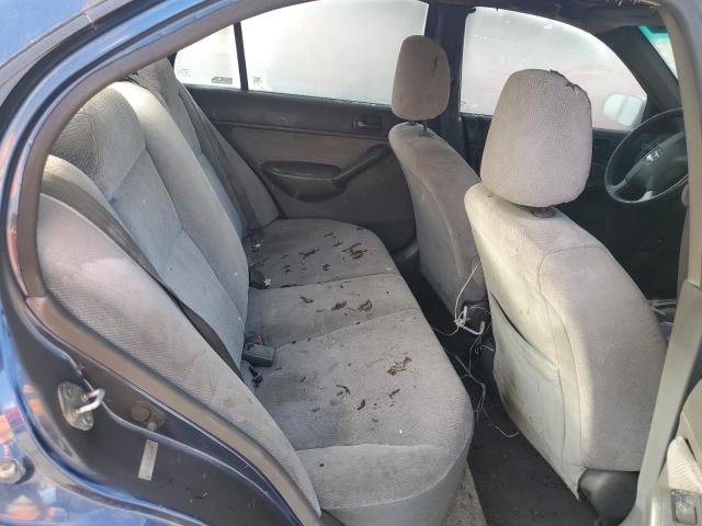 1HGES26711L019495 - 2001 HONDA CIVIC EX BLUE photo 10