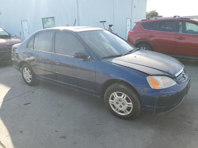 1HGES26711L019495 - 2001 HONDA CIVIC EX BLUE photo 4