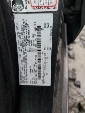 3FADP4BJ6KM108610 - 2019 FORD FIESTA SE GRAY photo 12