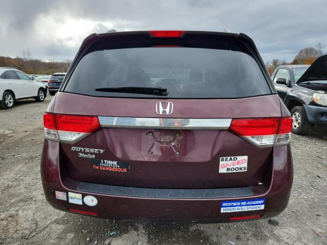 5FNRL5H44EB067910 - 2014 HONDA ODYSSEY EX BURGUNDY photo 6
