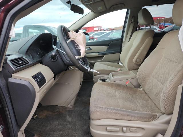 5FNRL5H44EB067910 - 2014 HONDA ODYSSEY EX BURGUNDY photo 7