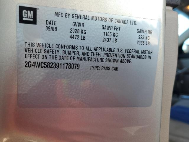 2G4WC582391178079 - 2009 BUICK LACROSSE CX Or photo 13