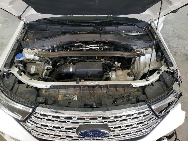 1FMSK7FHXMGA38191 - 2021 FORD EXPLORER LIMITED Ақ фото 12