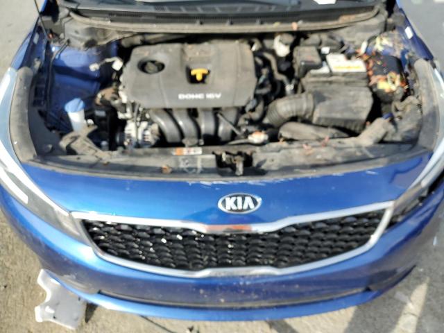 3KPFK4A73JE176508 - 2018 KIA FORTE LX BLUE photo 11