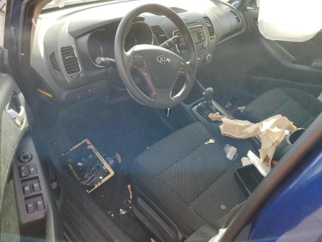 3KPFK4A73JE176508 - 2018 KIA FORTE LX BLUE photo 8